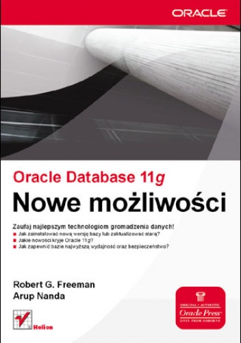 Okładka: Robert G. Freeman - Oracle Database 11g. Nowe możliwości
