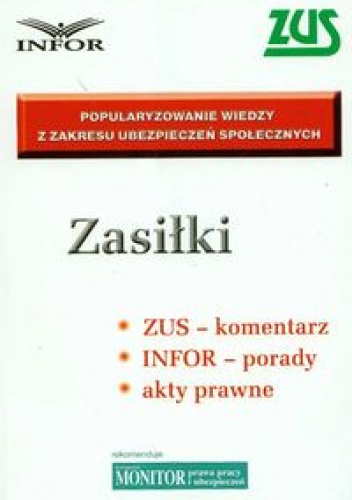 Okładka:  praca zbiorowa - Zasiłki