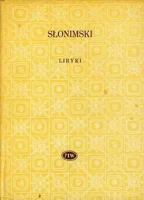 Okładka: Antoni Słonimski - Liryki