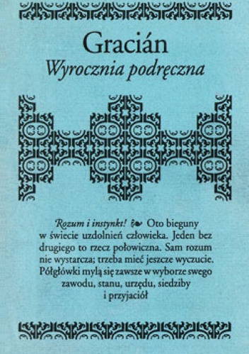 Okładka: Baltasar Gracián - Wyrocznia podręczna