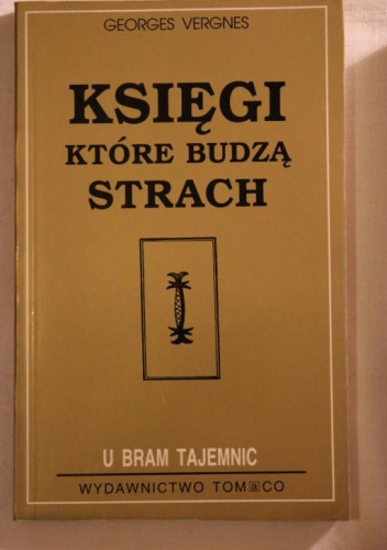 Okładka:  - Księgi które budzą strach