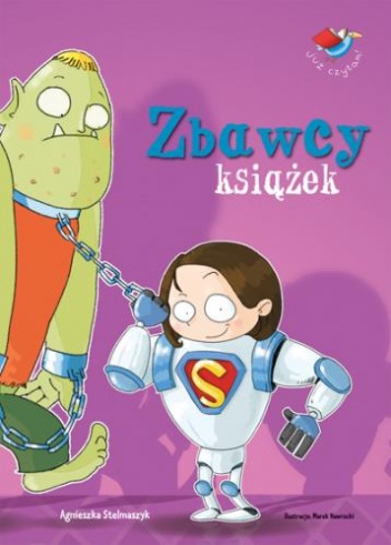 Okładka: Agnieszka Stelmaszyk - Zbawcy książek