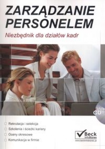 Okładka: Małgorzata Budzich - zarządzanie personelem. Niezbędnik dla działów kadr + CD