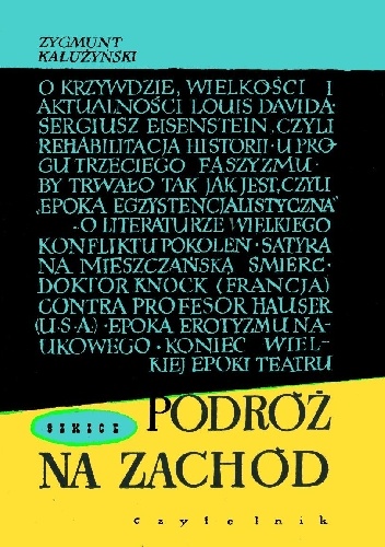 Okładka: Zygmunt Kałużyński - Podróż na Zachód