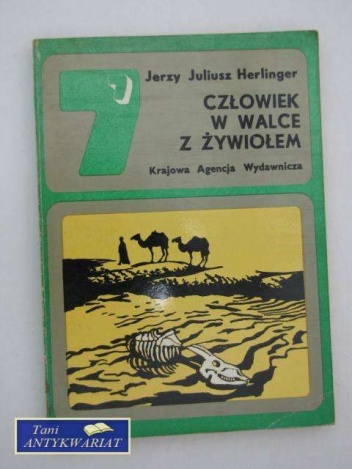 Okładka: Juliusz Jerzy Herlinger - Człowiek w walce z żywiołem