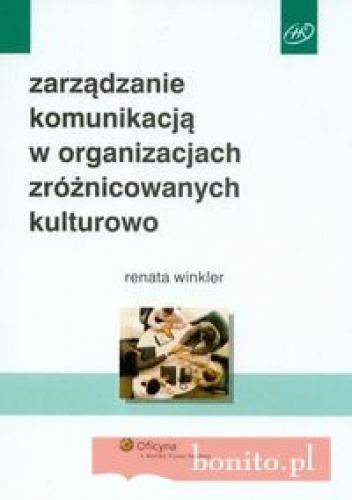 Okładka: Renata Winkler - zarządzanie komunikacją w organizacjach zróżnicowanych kulturowo