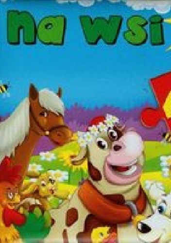 Okładka: Anna Wiśniewska - Na wsi. 4 układanki