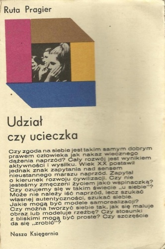 Okładka: Ruta Pragier - Udział czy ucieczka?