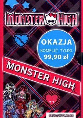 Okładka: Lisi Harrison - Monster High 1. Upiorna szkoła + Monster High 2. Upiór z sąsiedztwa + Monster High 3. O wilku mowa + Monster High 4. Po moim trupie + Monster High...