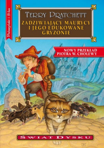 Okładka: Terry Pratchett - Zadziwiający Maurycy i jego edukowane gryzonie