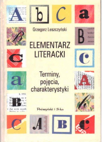 Okładka: Grzegorz Leszczyński - Elementarz literacki