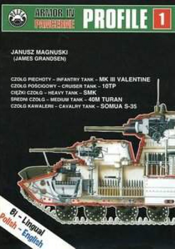 Okładka: Janusz Magnuski - Pancerne profile 1