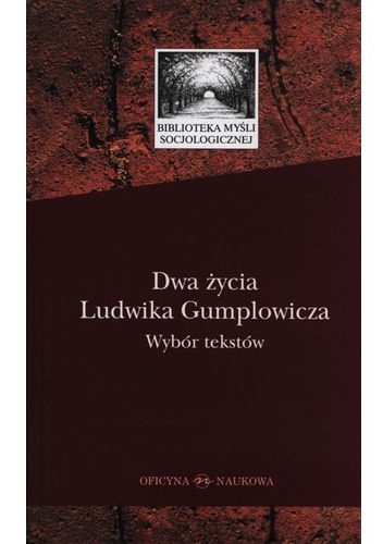 Okładka:  - Dwa życia Ludwika Gumplowicza