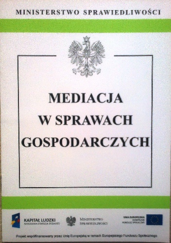 Okładka:  Ustawodawca - Mediacja w sprawach gospodarczych