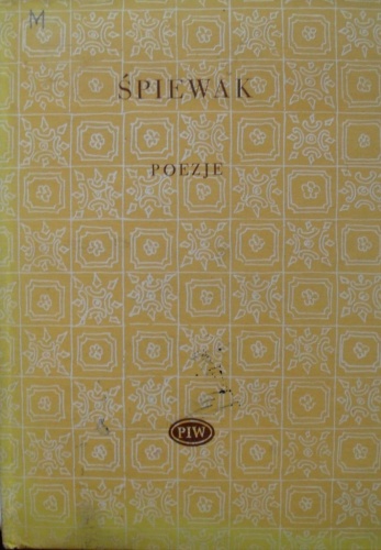 Okładka: Jan Śpiewak - Poezje