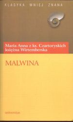 Okładka: Maria Wirtemberska - Malwina czyli domyślność serca