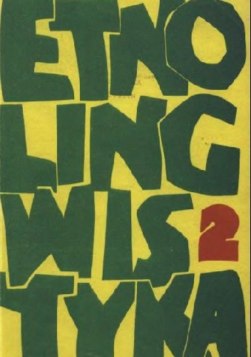 Okładka: Jerzy Bartmiński - Etnolingwistyka 2, 1989