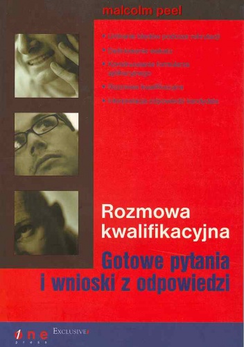 Okładka:  Malcolm Peel - Rozmowa kwalifikacyjna. Gotowe pytania i wnioski z odpowiedzi