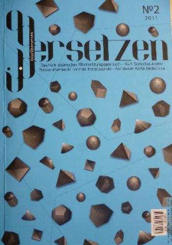 Okładka:  praca zbiorowa - OderÜbersetzen. Polsko-niemiecki rocznik translatorski - Archiwum Karla Dedeciusa