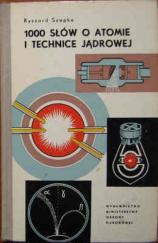 Okładka: Ryszard Szepke - 1000 słów o atomie i technice jądrowej
