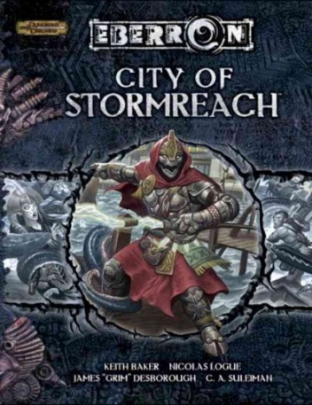 Okładka: Keith Baker - City of Stormreach
