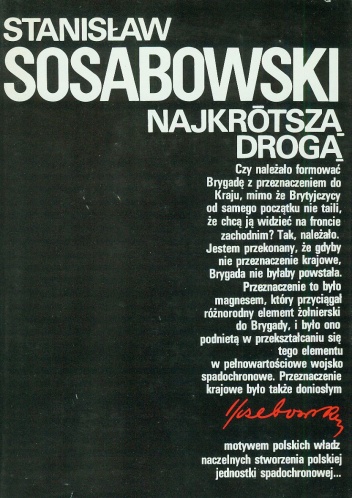 Okładka: Stanisław Sosabowski - Najkrótszą drogą