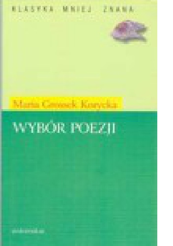 Okładka: Maria Grossek Korycka - Wybór poezji
