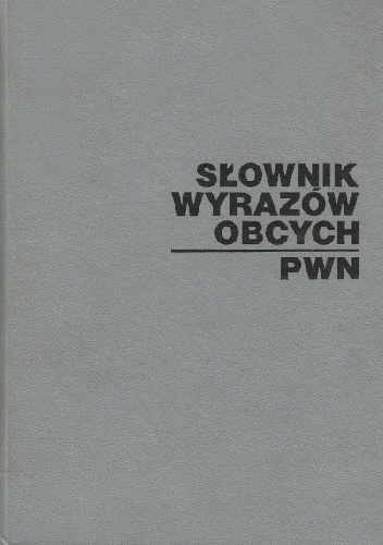Okładka: Jan Tokarski - Słownik wyrazów obcych PWN