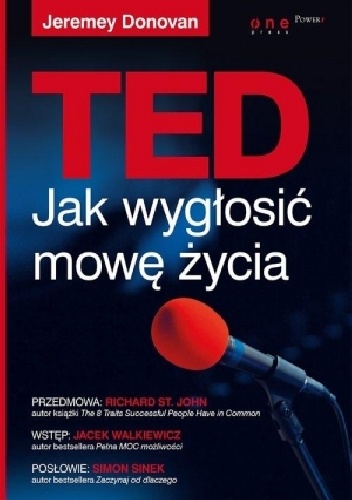 Okładka: Jeremey Donovan - TED. Jak wygłosić mowę życia