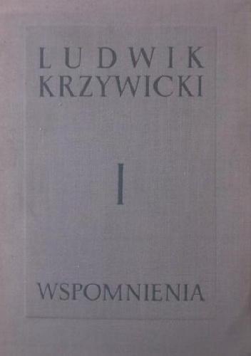 Okładka: Ludwik Krzywicki - Wspomnienia (3T.)