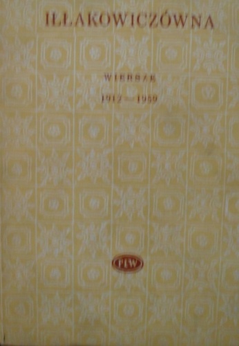 Okładka: Kazimiera Iłłakowiczówna - Wiersze 1912-1959