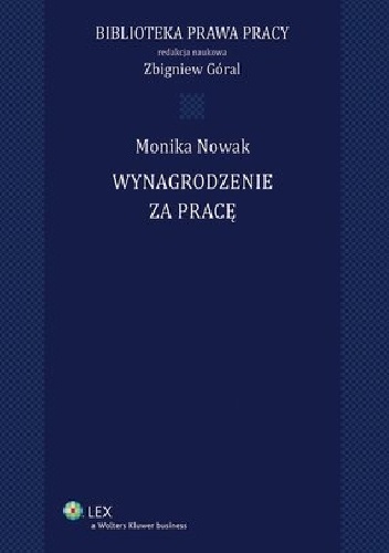 Okładka: Monika Nowak - Wynagrodzenie za pracę