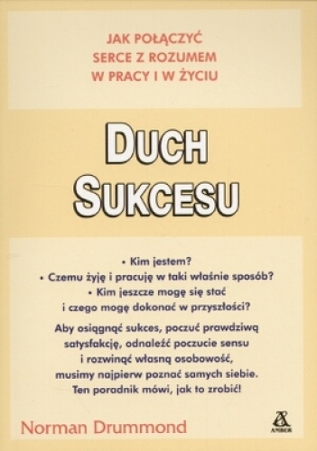 Okładka: Norman Drummond - Duch sukcesu