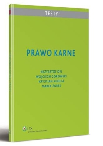 Okładka: Krzysztof Dyl - Prawo Karne. Testy