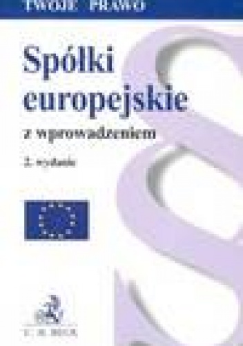 Okładka: Barbara Porzecka - Spółki europejskie z wprowadzeniem