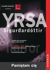 Okładka: Yrsa Sigurdardóttir - Pamiętam cię