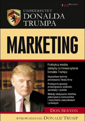 Okładka: Don Sexton - Uniwersytet Donalda Trumpa. Marketing