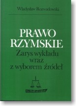 Okładka: Władysław Rozwadowski - Prawo rzymskie