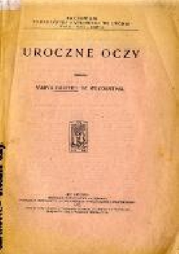 Okładka: Marya Barthel de Weydenthal - Uroczne oczy