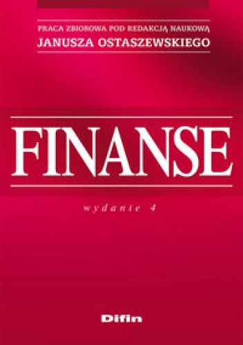 Okładka:  praca zbiorowa - Finanse
