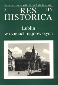 Okładka: Waldemar Kozyra - Lublin w dziejach najnowszych