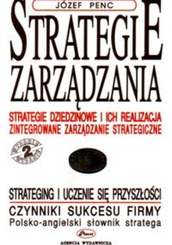 Okładka: Józef Penc - Strategie zarządzania 2