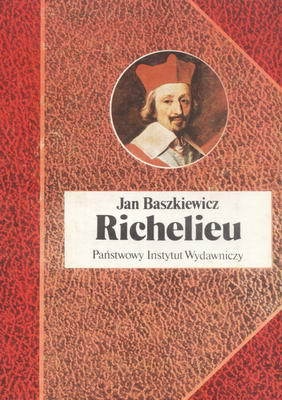 Okładka: Jan Baszkiewicz - Richelieu
