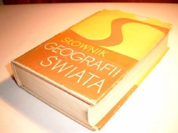 Okładka: Józef Szaflarski - Słownik geografii świata t. I-II