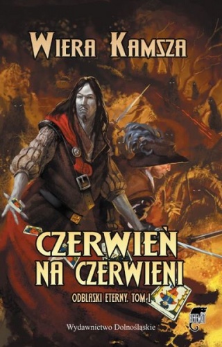 Okładka: Wiera Kamsza - Czerwień na czerwieni