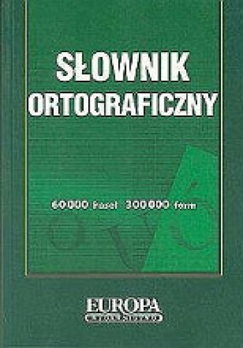 Okładka: Anna Jasinowska - Czarny - Słownik ortograficzny