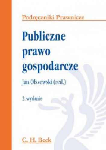 Okładka: Jan Olszewski - Publiczne prawo gospodarcze