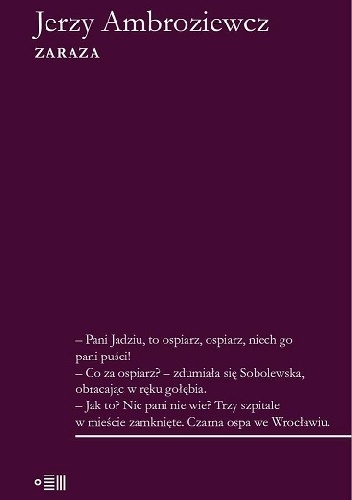Okładka: Jerzy Ambroziewicz - Zaraza
