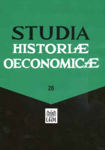 Okładka: Stefan Kowal - Studia historiae oeconomicae