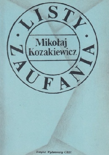 Okładka: Mikołaj Kozakiewicz - Listy zaufania